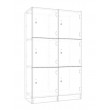Lockers 6 Doors - Bank of 3 x high & 2 x Wide